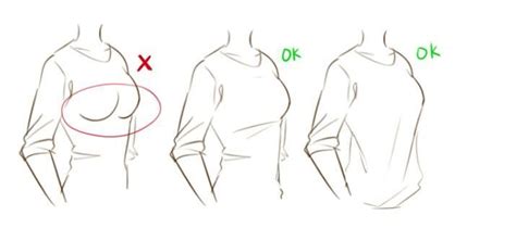 Common Mistakes of Drawing Breasts